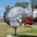 Hot Sale Stainless Steel Turkey Urban Sculpture Statue